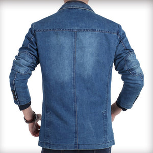 Veste en jean, coupe slim, décontracté pour hommes