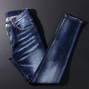 Jean en denim de style italien pour homme