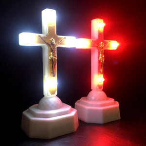 Croix du Christ Jésus lumineuse