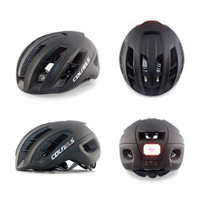 Charger l&#39;image dans la galerie, Casque de vélo de descente, avec lumière LED, casque de cyclisme professionnel
