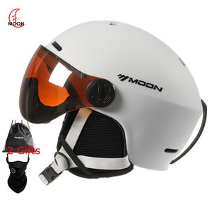 Casque de ski PC + EPS moulé intégralement, de haute qualité, pour sport de plein air