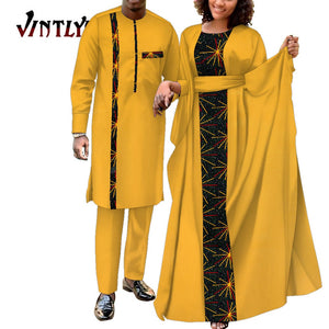 Robe africaine 2 pièces pour hommes et femmes