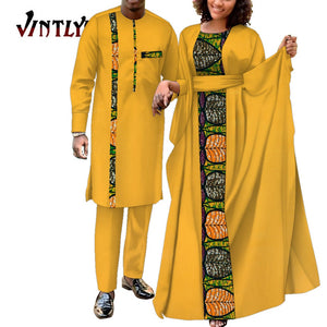 Robe africaine 2 pièces pour hommes et femmes