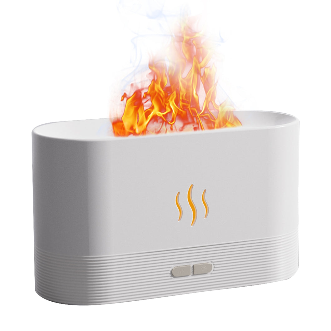 Diffuseur d'huile essentielle USB 180ml, simulateur  de flamme, désodorisant pour la maison