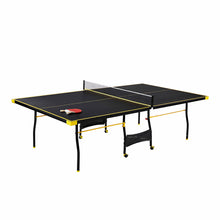 Charger l&#39;image dans la galerie, Table de ping pong taille officielle 15 mm, 4 pièces de tennis de table d&#39;intérieur, accessoires inclus
