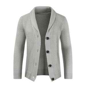 Cardigan de couleur unie pour hommes