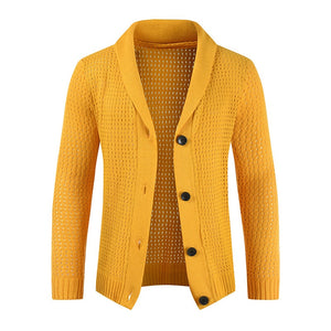 Cardigan de couleur unie pour hommes