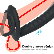 Charger l&#39;image dans la galerie, Vibromasseur anal à double pénétration pour couples
