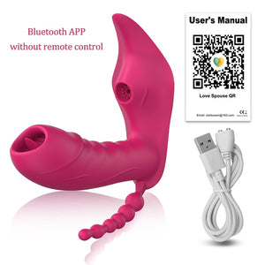 Vibrateur de clitoris, anal, avec télécommande sans fil