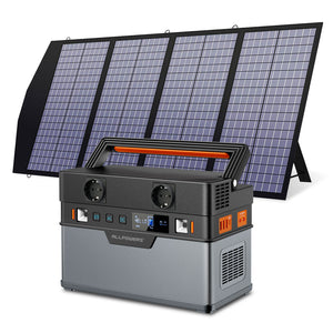 Groupe électrogène solaire portable à onde sinusoïdale pure 300/700 V, 110/220 W, avec panneau solaire 18 V