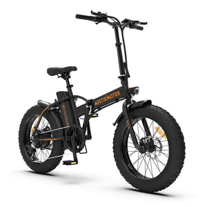 Vtt électrique pliant A20, 500w, pneus de 20 pouces, batterie amovible