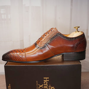 Chaussures de luxe en cuir pour hommes