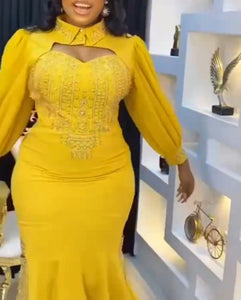 Robe de soirée grande taille pour femmes