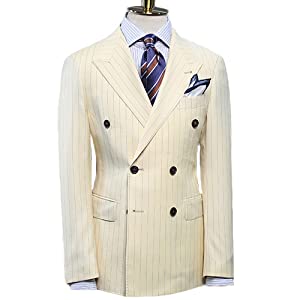 Costume de mariage manteau+ pantalon, costume à revers pour hommes