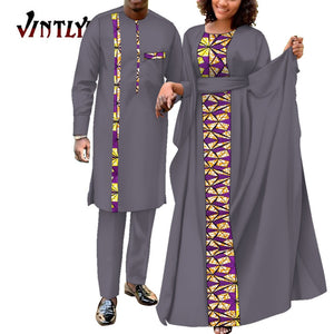 Robe africaine 2 pièces pour hommes et femmes