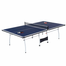 Charger l&#39;image dans la galerie, Table de ping pong taille officielle 15 mm, 4 pièces de tennis de table d&#39;intérieur, accessoires inclus
