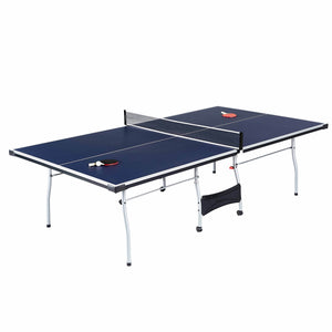 Table de ping pong taille officielle 15 mm, 4 pièces de tennis de table d'intérieur, accessoires inclus