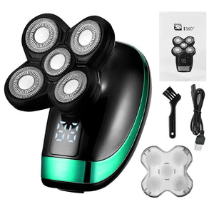 Rasoir électrique rechargeable 4d 5 en 1 avec 5 têtes flottantes pour hommes