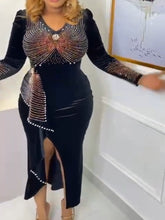 Charger l&#39;image dans la galerie, Robe de soirée grande taille pour femmes
