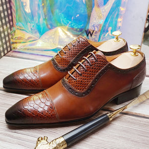 Chaussures de luxe en cuir pour hommes