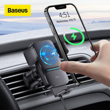 Charger l&#39;image dans la galerie, Support de chargeur de téléphone portable pour voiture, sans fil Qi 15w
