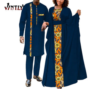 Robe africaine 2 pièces pour hommes et femmes