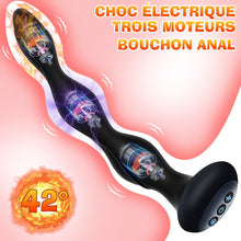 Charger l&#39;image dans la galerie, Masseur de prostate à choc électrique, prise anal, chauffage intelligent, pour femmes
