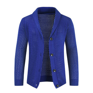 Cardigan de couleur unie pour hommes