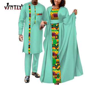 Robe africaine 2 pièces pour hommes et femmes