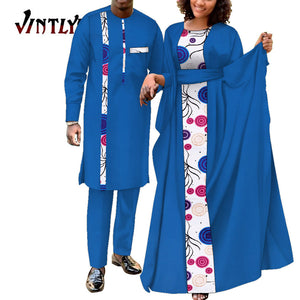 Robe africaine 2 pièces pour hommes et femmes