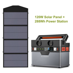 Groupe électrogène solaire portable à onde sinusoïdale pure 300/700 V, 110/220 W, avec panneau solaire 18 V