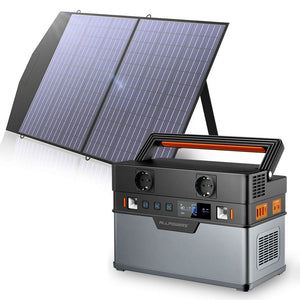 Groupe électrogène solaire portable à onde sinusoïdale pure 300/700 V, 110/220 W, avec panneau solaire 18 V