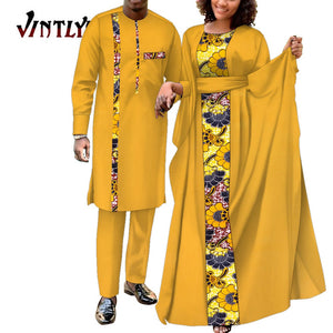 Robe africaine 2 pièces pour hommes et femmes