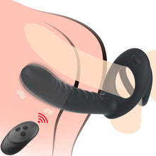 Charger l&#39;image dans la galerie, Vibromasseur anal à double pénétration pour couples
