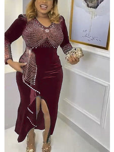 Robe de soirée grande taille pour femmes