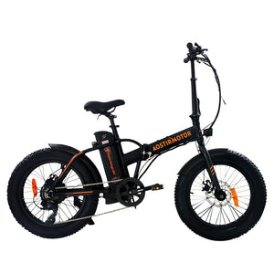 Vtt électrique pliant A20, 500w, pneus de 20 pouces, batterie amovible