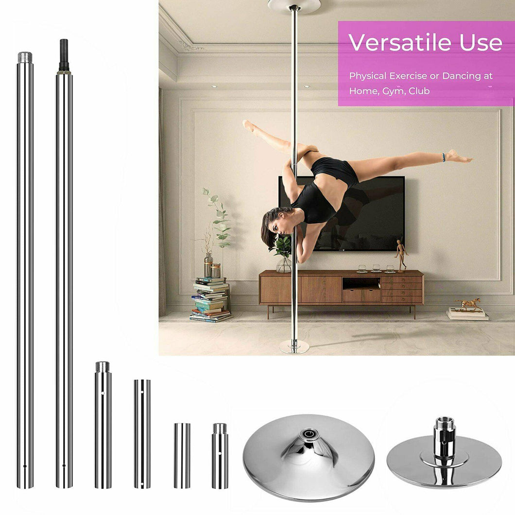 Kit de perche de danse professionnelle, rotative, statique, réglable, pour bar à la maison